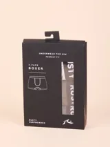 Pack de tres bóxers Rusty con cintura elástica y logo de la marca.