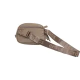 Riñonera Crocs Classic color beige, con diseño frontal perforado característico de la marca y correa ajustable con logo grabado.