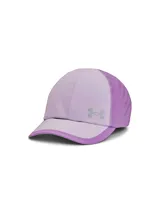 Gorra deportiva Under Armour de perfil bajo, confeccionada en tejido ligero y elástico con paneles perforados para mayor transpirabilidad. Cuenta con banda interior Iso-Chill que disipa el calor y cierre de velcro ajustable.