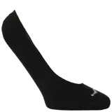 Calcetín invisible (tipo soquete o calceta) color negro, diseñado para usarse con zapatos cerrados o zapatillas sin que se vea.