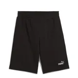 Short deportivo Puma de color negro, con cintura elástica y logo de la marca estampado en blanco en la parte inferior de la pierna.