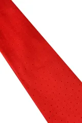 Corbata verde oscuro con estampado floral y pañuelo de bolsillo a juego.