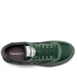 Championes Saucony Jazz Original, color verde con detalles en gris y negro.