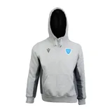 Canguro gris con detalles en negro y logo de la marca en el pecho.