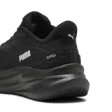Championes de running y training Puma modelo MaxStride Lite LS Sliptech, color negro con el logo de la marca en blanco en el lateral.