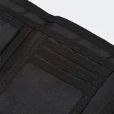 Billetera triple Vans Slipped con estampado de camuflaje, compartimento para billetes, ranuras para tarjetas, espacio para CI y monedero.