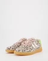 Zapatillas deportivas Coolway modelo Goal Light Leo, con estampado animal print, detalles en contraste de color, lengüeta de piel acolchada, forro de piel, cordones planos intercambiables, cuello acolchado, refuerzo de pespuntes en la puntera y suela flexible de goma.