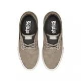 Championes Etnies Barge Plus negros con logo blanco y suela blanca.