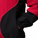 Campera deportiva Nike Jordan Sport Jam de color rojo y negro con cierre frontal y cuello alto.