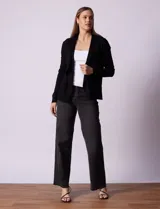 Cardigan tejido color blanco, marca Vila Milano.