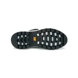 Calzado de trekking Caterpillar modelo Colorado Sneaker Lo, color negro con detalles en fucsia y suela blanca, de diseño robusto con cordones y capellada de cuero y nylon.