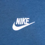 Buzo de cuello redondo Nike, confeccionado en tejido polar suave y cálido. Presenta un diseño de corte relajado con puños y dobladillo acanalados, y el logotipo de la marca bordado en el pecho.
