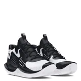 Championes de básquet Under Armour Jet 23, color negro y blanco.