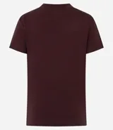 Remera básica de manga corta y cuello redondo, confeccionada en algodón interlock. Presenta un diseño liso sin estampados, ideal para uso diario.
