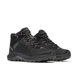 Bota de senderismo Merrell modelo Speed Strike 2 Ltr, color negro, con diseño impermeable y suela de goma de alta tracción. Presenta parte superior de cuero de plena flor y ante, con cuello acolchado y herrajes metálicos.