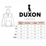 Canguro turquesa de algodón extra suave con capucha y cordones blancos.