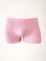 Boxer negro liso de microfibra sin costuras, confeccionado en poliamida y elastano.