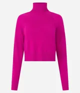 Blusa de punto de la marca Blue Steel, con cuello alto, manga larga y diseño básico ajustado al cuerpo.