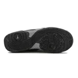 Championes de fútbol Diadora modelo Goal Futbol Id, color negro con detalles en gris. Presentan un diseño clásico con costuras reforzadas en la puntera, cordones al tono y suela de goma diseñada para tracción en superficies de interior.