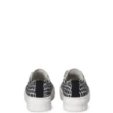 Championes Converse Chuck Taylor All Star Lift Ox con plataforma, color blanco y negro con estampado de piel de cocodrilo.