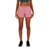 Short de running color rosa con cintura elástica y logo reflectivo.