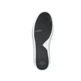 Championes de skate Emerica modelo Gamma, color negro con detalles en verde en la lengüeta. Presentan una construcción resistente con paneles de gamuza y material sintético, suela de goma vulcanizada y logo de la marca en el lateral y lengüeta.