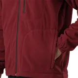 Campera Columbia de polar gris con cierre frontal completo, cuello alto y bolsillos laterales con cierre.