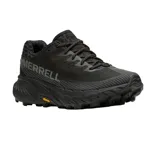 Championes de trail running Merrell Agility Peak 5, color negro, con capellada de malla transpirable y suela Vibram.