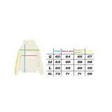 Hoodie de color blanco off-white con diseño de capucha, bolsillo frontal tipo canguro y bordado en relieve con el texto ITTAI STARS y un logo caligráfico.