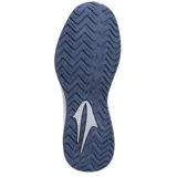 Championes deportivos Topper modelo Rod II, color blanco con detalles en azul marino. Presentan perforaciones en la puntera para mayor ventilación, cierre con cordones y suela de goma resistente.