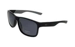 Lentes de sol Floats modelo 4343, color negro con lentes grises polarizadas.