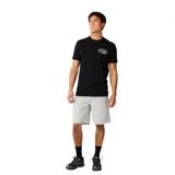 Bermuda Rip Curl de hombre, modelo Search Series Boardwalk Cordura de 20 pulgadas, en color gris. Cuenta con cintura elástica con cordón ajustable y bolsillos laterales con cierre.
