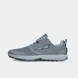 Championes de trail running Altra Superior 7, color gris oscuro con detalles en blanco.
