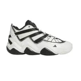 Championes Adidas Top Ten 2010 de hombre, color blanco con detalles en negro y plateado.