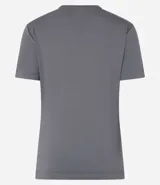 Blusa básica color mostaza, con escote redondo y manga corta.