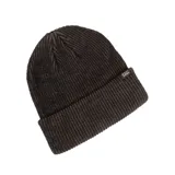 Gorro de lana gris con etiqueta de goma con el logo de la marca Maui and Sons.
