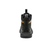 Bota híbrida Caterpillar, modelo Colorado Sneaker WP, de diseño urbano y funcional. Confeccionada en cuero nubuck impermeable y malla, cuenta con suela de goma de alta tracción, mediasuela de EVA y sistema de cordones con ojales metálicos. Presenta detalles en amarillo y logo de la marca en el lateral y lengüeta.