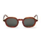 Lentes de sol Mr Boho modelo El Patio, con armazón ovalado combinado en carey marrón y detalles en blanco marfil en la parte superior, y cristales oscuros.