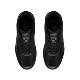 Championes Puma modelo Court Lally Skye, de diseño urbano con plataforma. Presenta una base blanca con detalles en color lila en la franja lateral, el talón, la lengüeta y la suela.