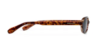 Lentes de sol unisex con montura ovalada carey y lentes polarizadas negras. Fabricados con materiales bio-based G850 y patillas de propionato de celulosa. Protección UV400 - Categoría 3.