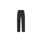 Pantalón cargo de corte regular fit en color negro lavado, con bolsillos laterales y refuerzos en las rodillas.