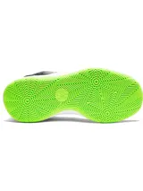 Championes de básquetbol Under Armour Curry 3Z7, con parte superior de cuero y malla en color negro y blanco. Presenta mediasuela blanca con tecnología Micro G y suela de goma en color verde neón con patrón de tracción anatómico.