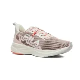 Championes deportivos Fila Racer Wings, color rosado con detalles en plateado y suela blanca.