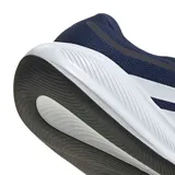 Championes Adidas Response Runner 2, de color azul marino con las tres tiras características de la marca en blanco y suela blanca.