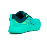Championes deportivos Diadora modelo Altix, color turquesa con detalles en verde lima. Confeccionados en tejido jacquard transpirable, con suela de EVA y TPR para mayor amortiguación.