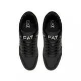 Championes urbanos EA7 Emporio Armani modelo Slasher, de diseño bicolor en blanco y negro. Presentan el logo de la marca estampado en el lateral y una suela de goma resistente.