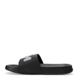 Chanclas Umbro modelo Flip, color negro con logo de la marca en relieve en color gris sobre la banda superior. Diseño de suela anatómica y antideslizante.