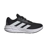 Championes de running Adidas Questar 3, color negro con detalles en blanco.