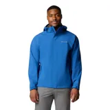 Campera impermeable Columbia con tecnología Omni-Tech, diseñada con costuras selladas para máxima protección contra la lluvia. Cuenta con capucha ajustable, ventilación en las axilas, bolsillos con cierre revestido en PU y puños ajustables.