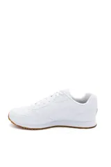 Championes deportivos Fila Cress, modelo para hombre en color blanco con detalles en gris y azul marino.